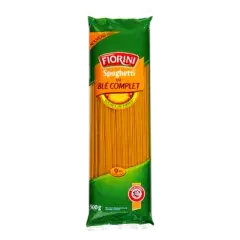 Pâtes spaghetti blé complet 500g - FIORINI