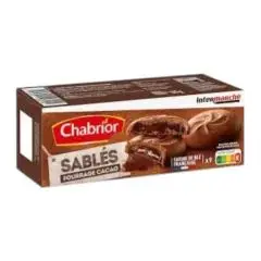Sablé fourré cacao 125g - CHABRIOR