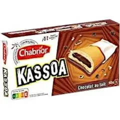 Barre Kassoa fourrée chocolat lait 295g - CHABRIOR