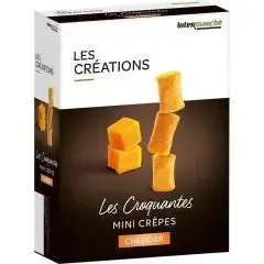 Crêpes dentelle Cheddar Les créations 65g - BOUTON D'OR