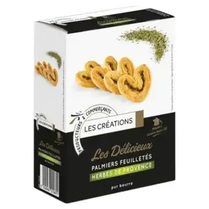 Intermarché – Palmiers aux herbes 100g – LES CRÉATIONS