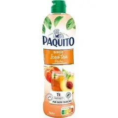 Sirop iced tea pêche bio 75cl - PAQUITO
