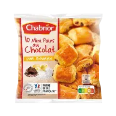 Mini pains au chocolat pur beurre x10 250g - CHABRIOR