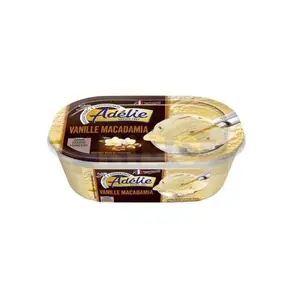 Adélie bac de crème glacée vanille de macadamia bio 471g