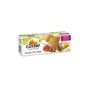 Biscuits diététiques au son de blé et à la figue x25 210g - GERBLE