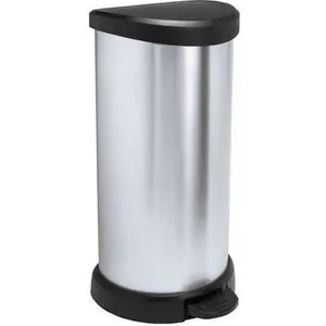 Poubelle Inox 40L Curver
