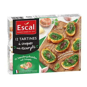 Canapés aux Escargots Escal 12 unités 150g