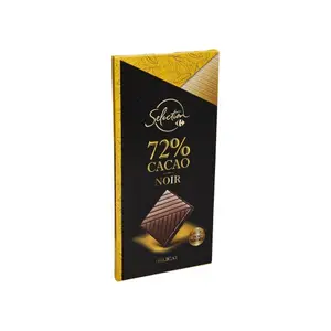 Tablette Chocolat Noir 72% Carrefour Selection 80g