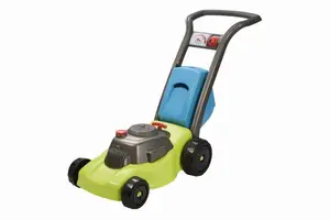 Ecoiffier Tondeuse à gazon vert avec collecteur d'herbes