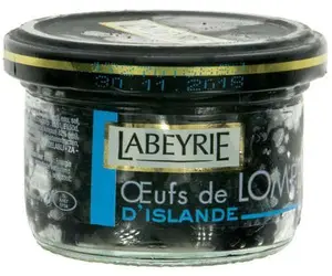 Oeufs de lompe noirs d'Island 80g - LABEYRIE