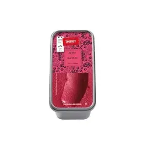 Thiriet bac de crème glacée sorbet cassis 1L