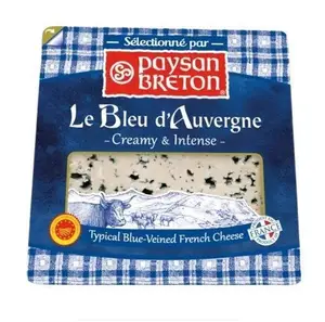 Fromage Le bleu d'auvergne en tranches 125g - PAYSAN BRETON