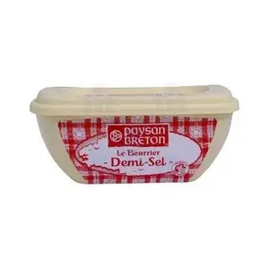 Beurre Demi-sel en barquette 250g - PAYSAN BRETON
