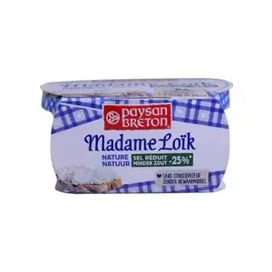 Fromage fouetté nature sel réduit - 25% Madame Loïk - PAYSAN BRETON