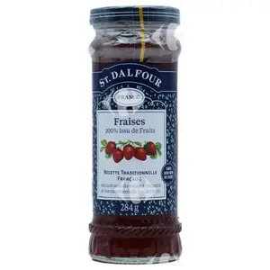 Confiture de Fraise Sans Sucre Saint Dalfour 284g.