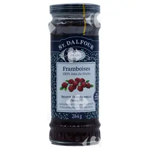 Confiture de Framboise Sans Sucre Saint Dalfour 284g.