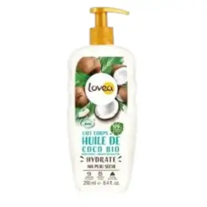 Lait corps huile de coco bio 250ml - LOVEA