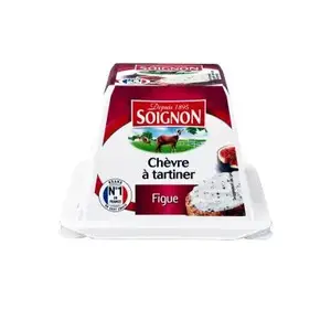Fromage chèvre à tartiner figues pyramide 150g - SOIGNON