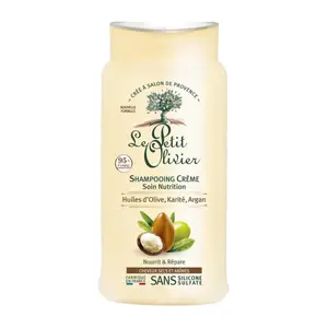 Shampooing Nutrition À L'huile D'olive, Karité Et Argan - Le Flacon De 250ml - Le Petit Olivier (88)