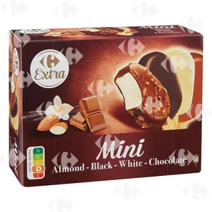 Mini Bâtonnets Glace 4 Variétés Carrefour 4x100ml
