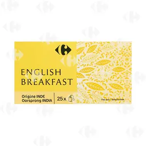Thé Aromatisé English Breakfast Carrefour 25 sachets