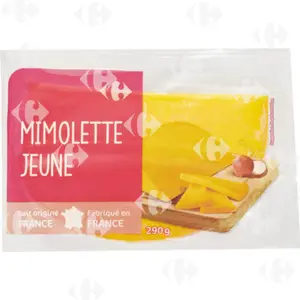 Mimolette Jeune en Portion Carrefour 290g