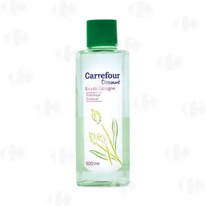 Eau de Cologne Fraîche Carrefour Blanc 500ml