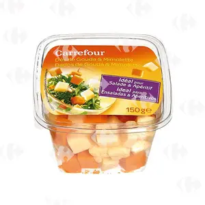 Dés de Gouda et Mimolette Carrefour 150g