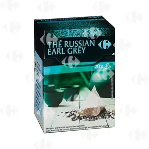 Thé Noir Russian Earl Grey Carrefour 20 sachets