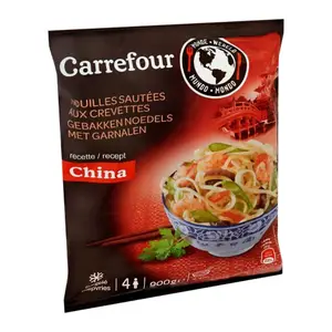 Nouilles Sautées aux Crevettes Carrefour 900g
