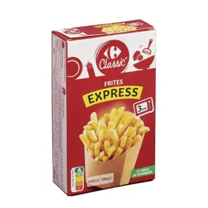 Frites Express à L'Huile de Tournesol Carrefour 130g