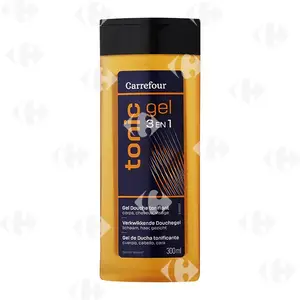 Gel Douche Tonic Homme Carrefour 300ml