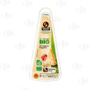 Pointe de Fromage à Pate dure Parmigiano Reggiano Carrefour Bio 150g