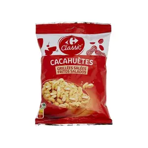 Carrefour Cacahuètes Grillées Salées - Le Sachet De 250g /679953