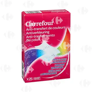 Lingettes Anti Transfert De Couleur Carrefour 24 Unités