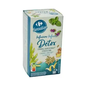 Thé D'Infusion Détox Carrefour 25 Sachets 16G