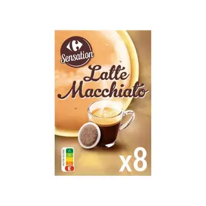Café Dosette Latte Macchiato Carrefour 8 unités