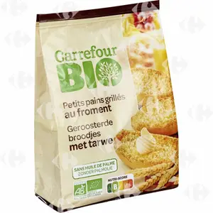 Petits Pains Bio Grillés au Froment Carrefour Bio 225g
