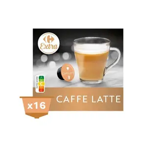 Capsules Caffe Latte Carrefour Extra 16 Capsules