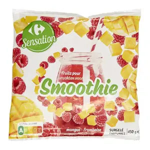 Mix de Mangue et Framboise Carrefour Sensation 450g