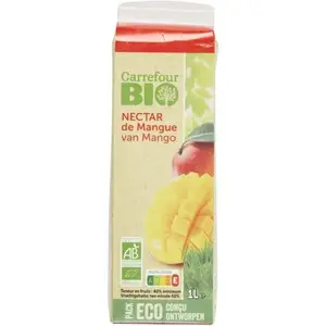 Nectar de Mangue en Brique Carrefour Bio 1L