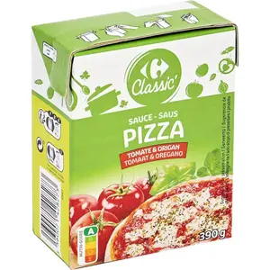 Briquette Sauce Pizza Carrefour 390g