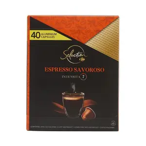 Capsules Café Espresso Savoroso Carrefour Selection 40 capsules