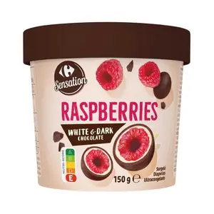 Carrefour Sensation Framboise Chocolat, 150 g