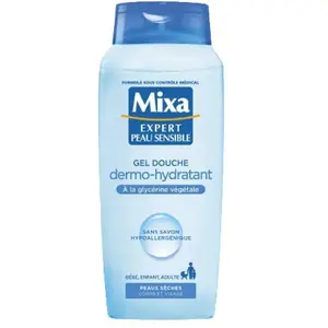 Gel douche Dermo-Hydratant à Glycérine végétale 400ml - MIXA