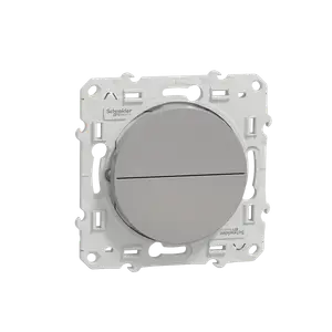 Bouton Poussoir Volet Roulant 3 Positions. Odace Gris