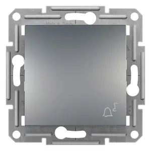 Bouton Poussoir Sonnette Asfora Acier