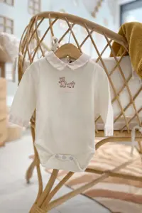Body coton Trousseau Rose a col croise -6mois