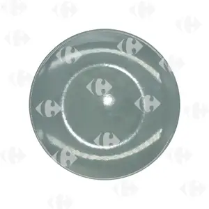 Assiette Dessert Grise Carrefour Home 20cm