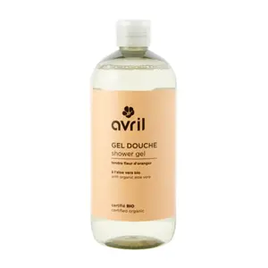 Gel douche tendre fleur d'oranger certifié bio